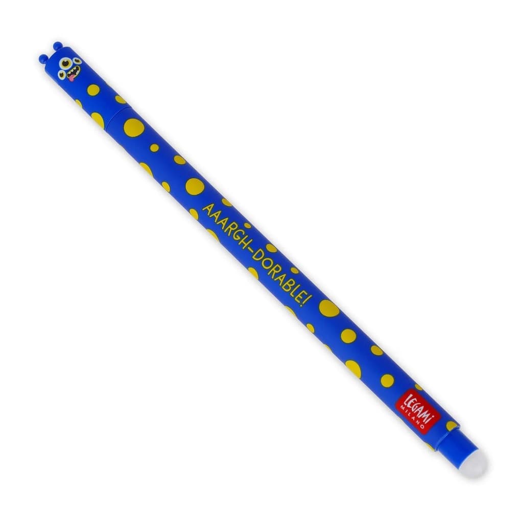 Legami Löschbarer Gelstift - Erasable Pen, Monster