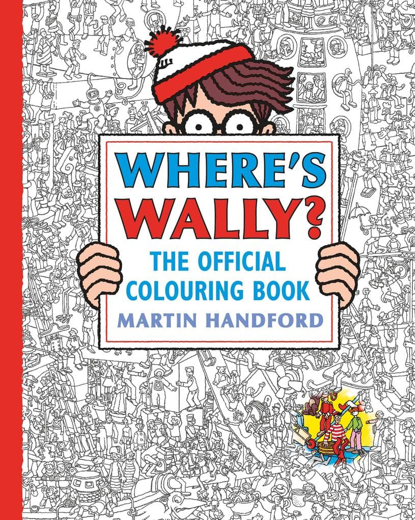 Where's Wally? The Official Colouring Book