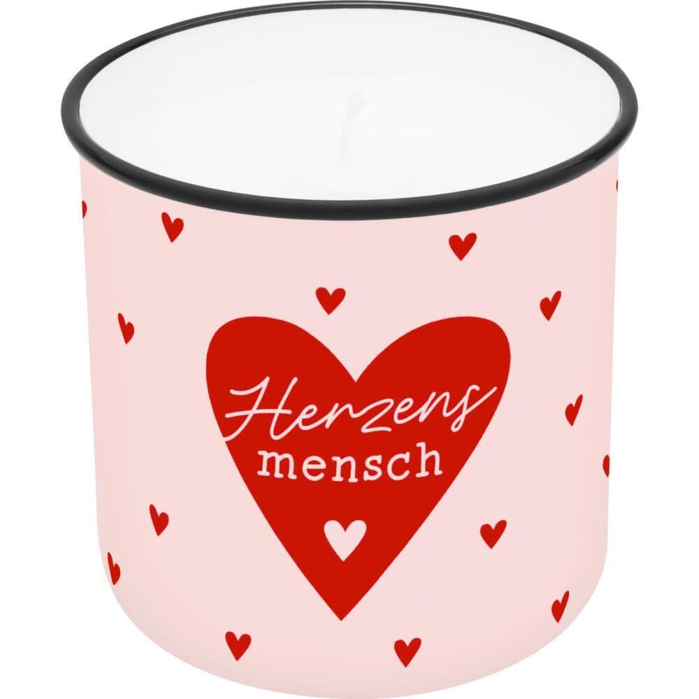 Kerze im Becher HERZENSMENSCH