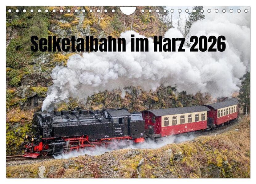 Selketalbahn im Harz (Wandkalender 2026 DIN A4 quer), CALVENDO Monatskalender