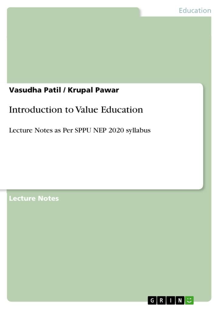 Introduction to Value Education