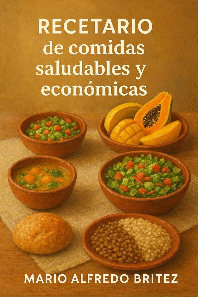 Recetario de comidas saludables y económicas