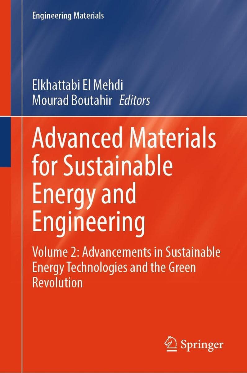 Advanced Materials for Sustainable Energy and Engineering