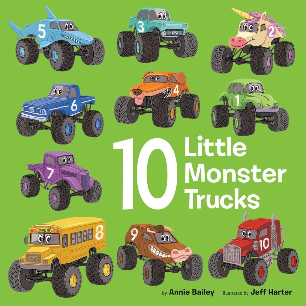 10 Little Monster Trucks
