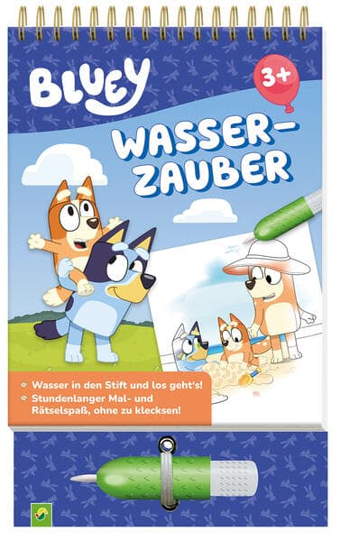 Bluey Wasserzauber: Einfach mit Wasser malen!