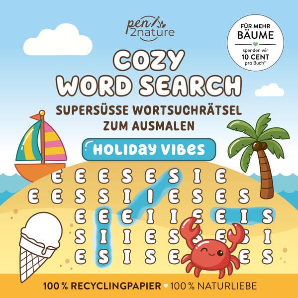 Cozy Word Search Holiday Vibes