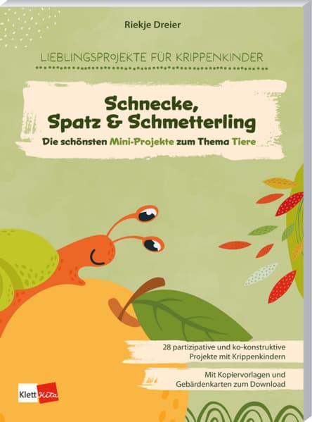 Die schönsten Mini-Projekte zum Thema Tiere: Schnecke, Spatz & Schmetterling