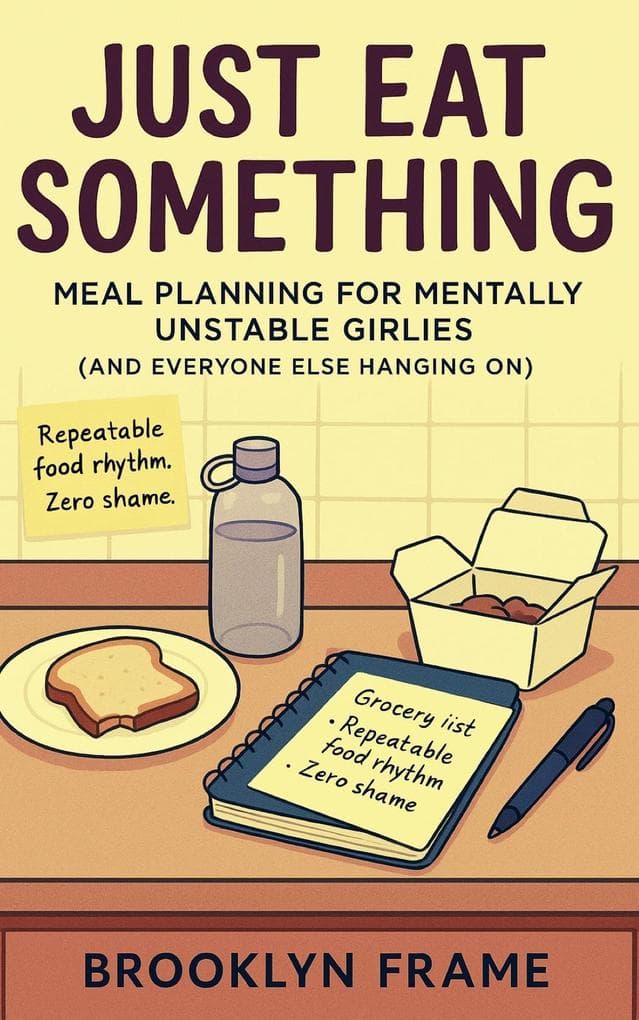 Just Eat Something: Meal Planning for Mentally Unstable Girlies (and Everyone Else Hanging On)
