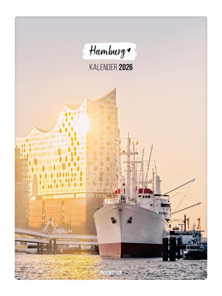 Wandkalender 2026 - Hamburg