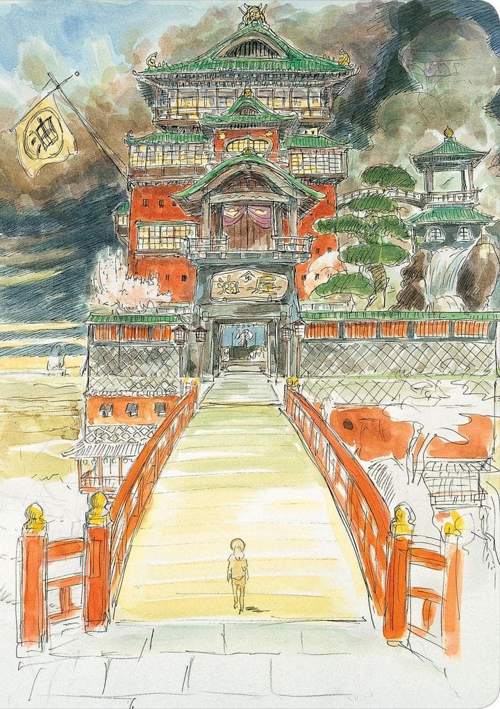 Studio Ghibli Spirited Away Journal (The Bathhouse)