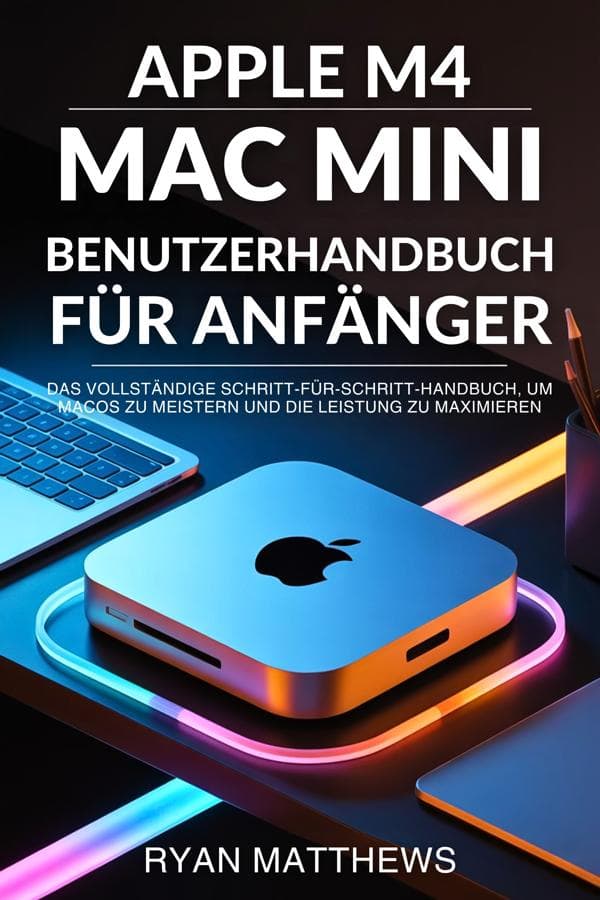 Apple M4 Mac Mini Benutzerhandbuch für Anfänger
