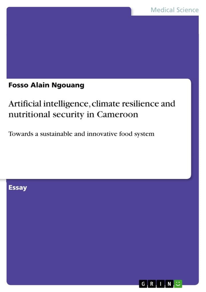 Artificial intelligence, climate resilience and nutritional security in Cameroon