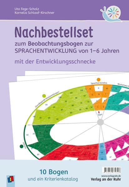 Nachbestellset zum Beobachtungsbogen zur Sprachentwicklung von 1-6 Jahren