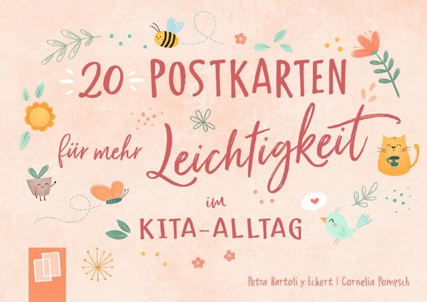 20 Postkarten für mehr Leichtigkeit im Kita-Alltag