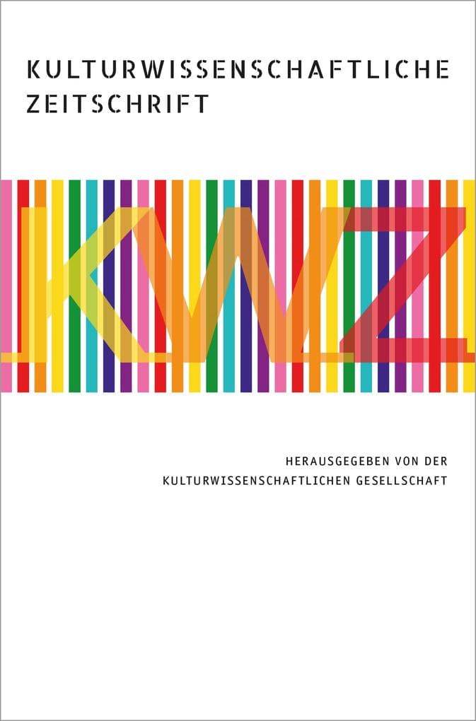 Kulturwissenschaftliche Zeitschrift 2016/1