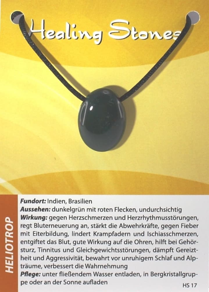 Heliotrop Maxicard Healing Stones, R143-17