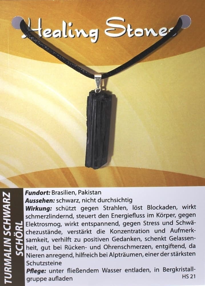 Schörl Maxicard Healing Stones, R143-21