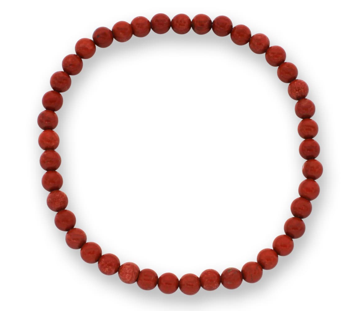 Jaspis rot Edelsteinarmband 3-4mm,J748-07