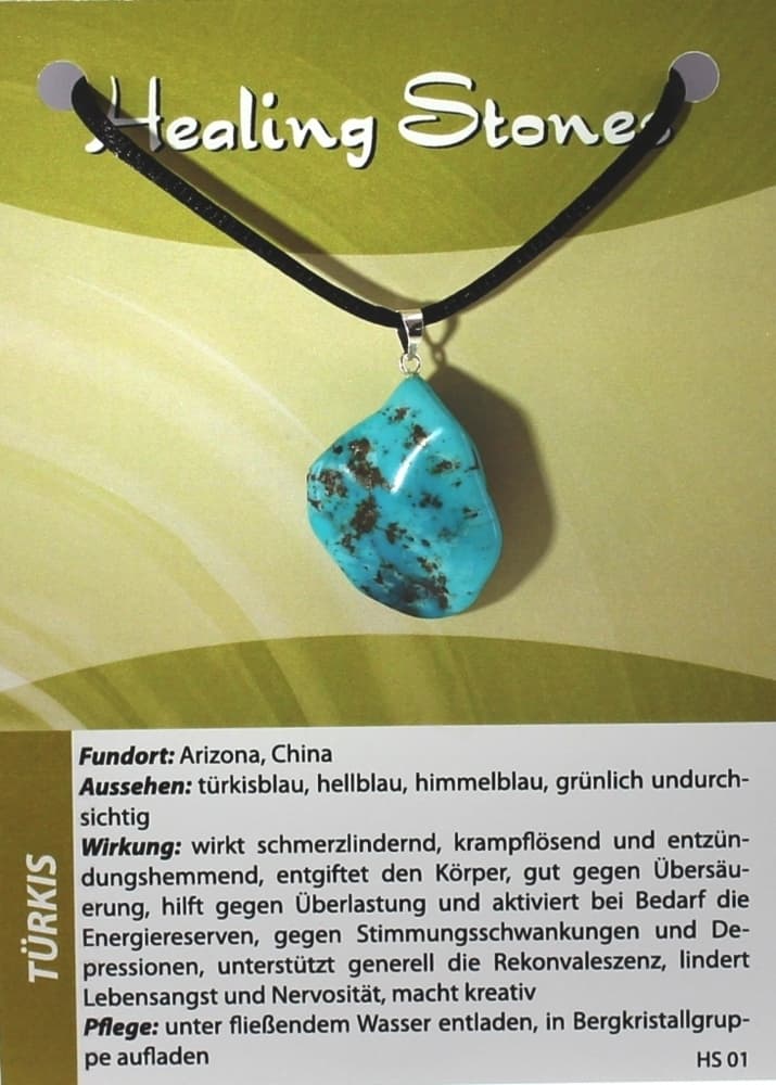 Türkis Maxicard Healing Stones, R143-01