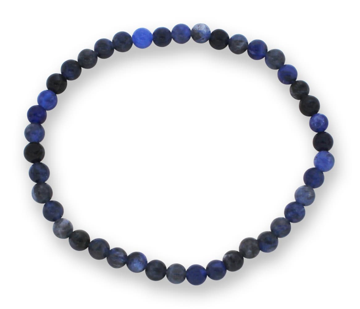 Sodalith Edelsteinarmband 3-4mm, J748-11
