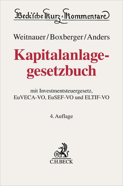 Kapitalanlagegesetzbuch. KAGB