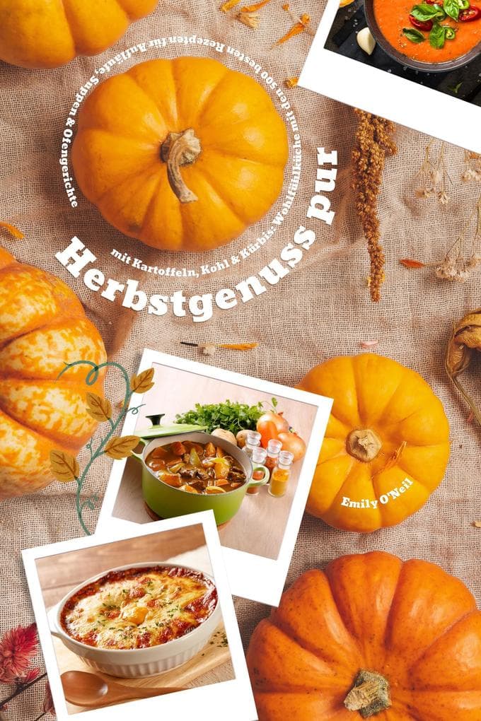 Herbstgenuss pur mit Kartoffeln, Kohl & Kürbis: Wohlfühlküche mit den 500 besten Rezepten für Aufläufe, Suppen & Ofengerichte (Herbst Kochbuch)