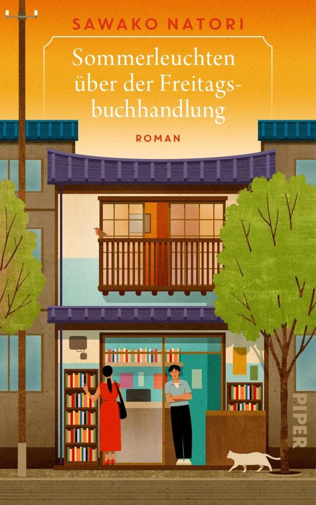 Sommerleuchten über der Freitagsbuchhandlung