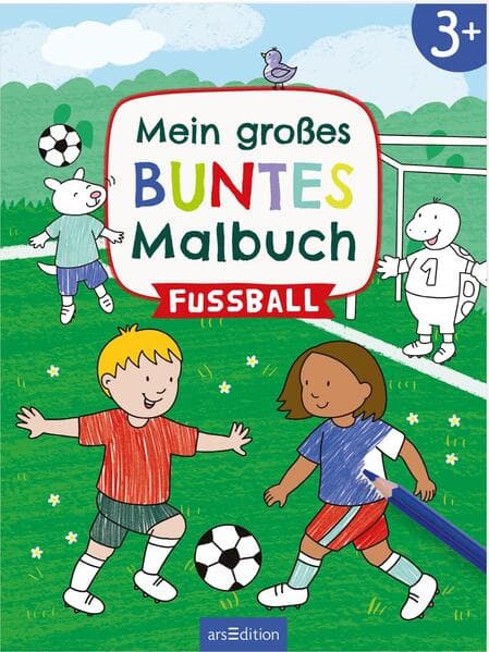 Mein großes buntes Malbuch - Fußball