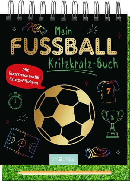 Mein Fußball-Kritzkratz-Buch