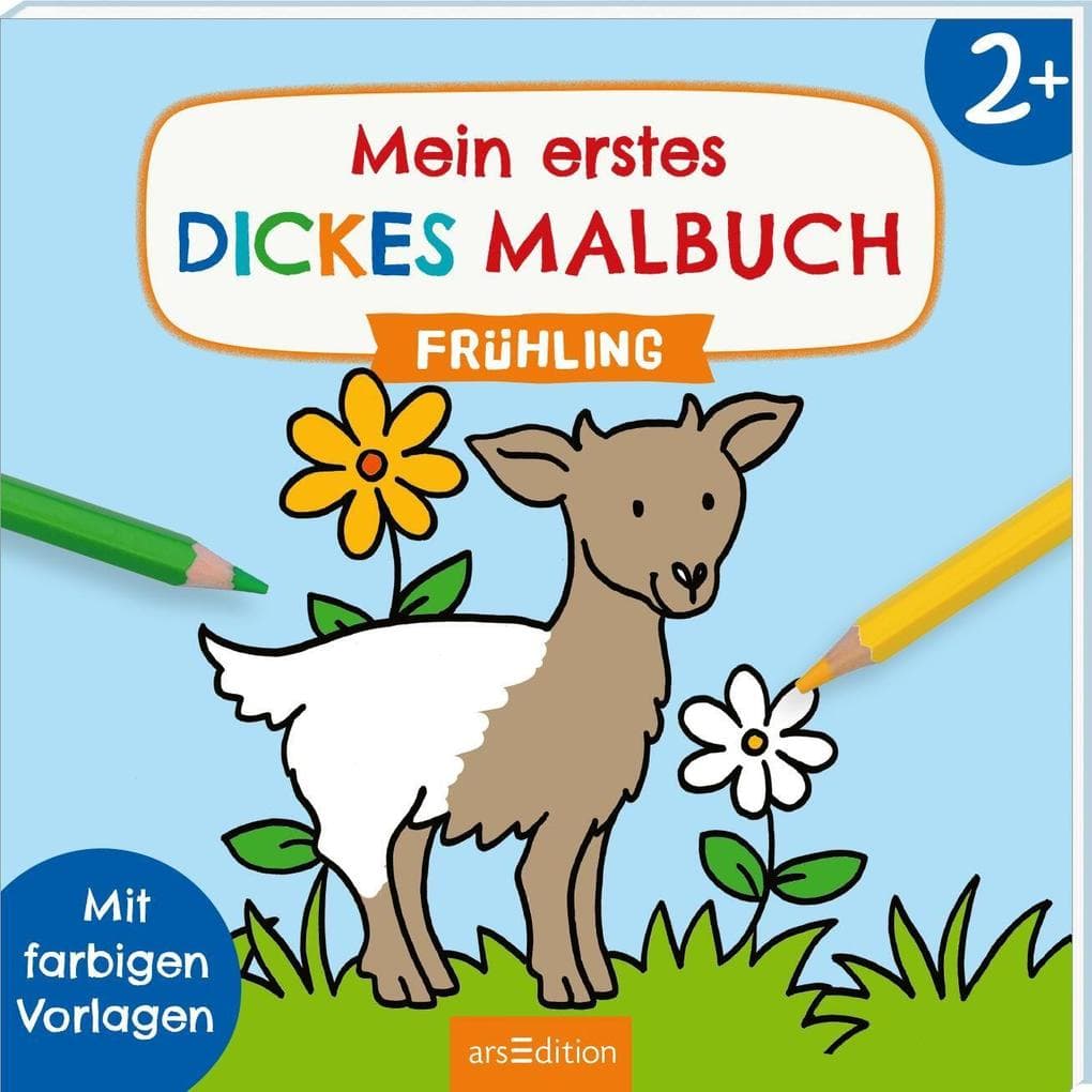 Mein erstes dickes Malbuch ab 2 - Frühling