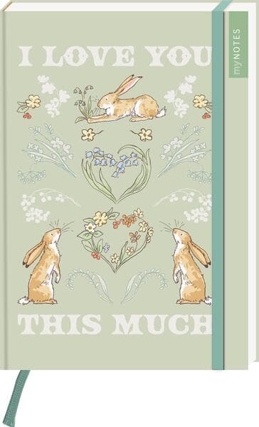 myNOTES Papeterie: Weißt du eigentlich, wie lieb ich dich hab? Notizbuch A5