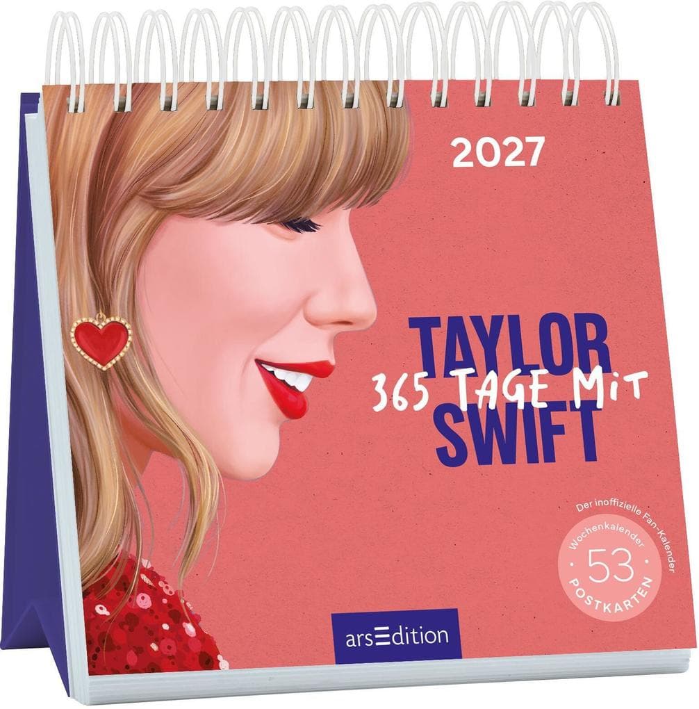 Postkartenkalender 365 Tage mit Taylor Swift 2027