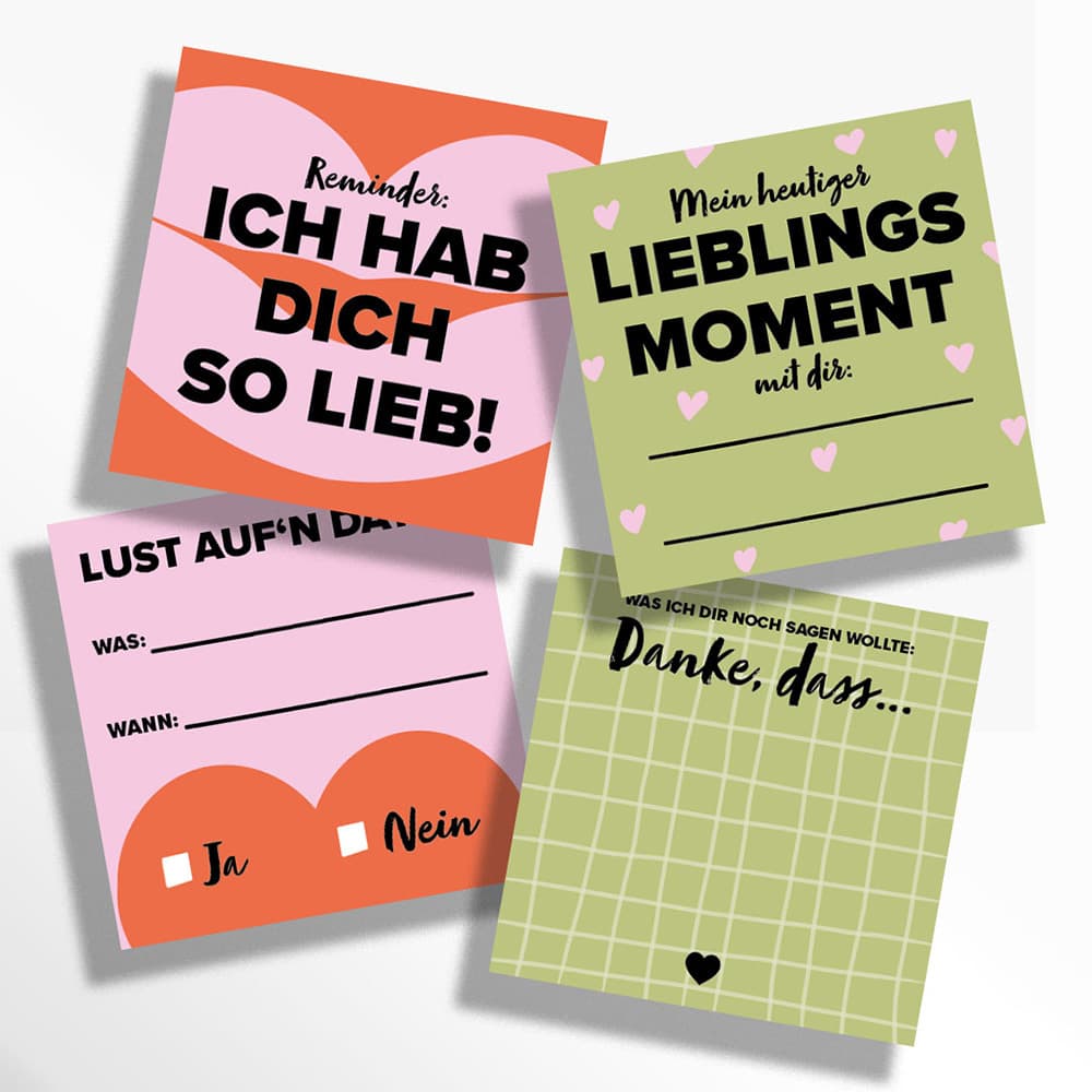 Sticky Notes: Spaß & Liebe