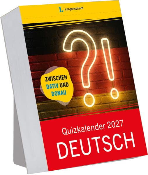 Langenscheidt Sprachkalender Deutsch A Quiz a Day 2027