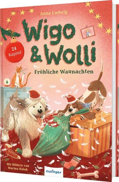 Wigo & Wolli - Fröhliche Waunachten: Tierisch witziges Adventskalenderbuch zum Vorlesen ab 5 Jahren. Perfekt für Hundefans!
