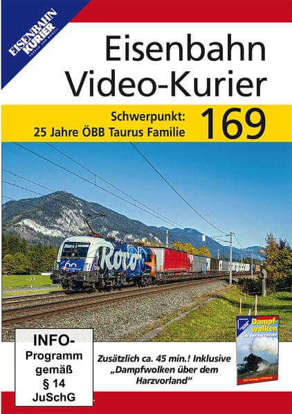 Eisenbahn Video-Kurier 169 25 Jahre ÖBB Taurus Familie mit Baureihen 182/183