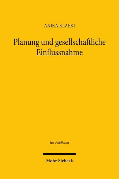 Planung und gesellschaftliche Einflussnahme
