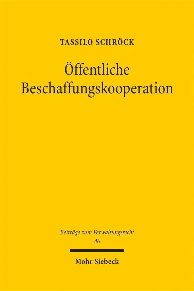 Öffentliche Beschaffungskooperation