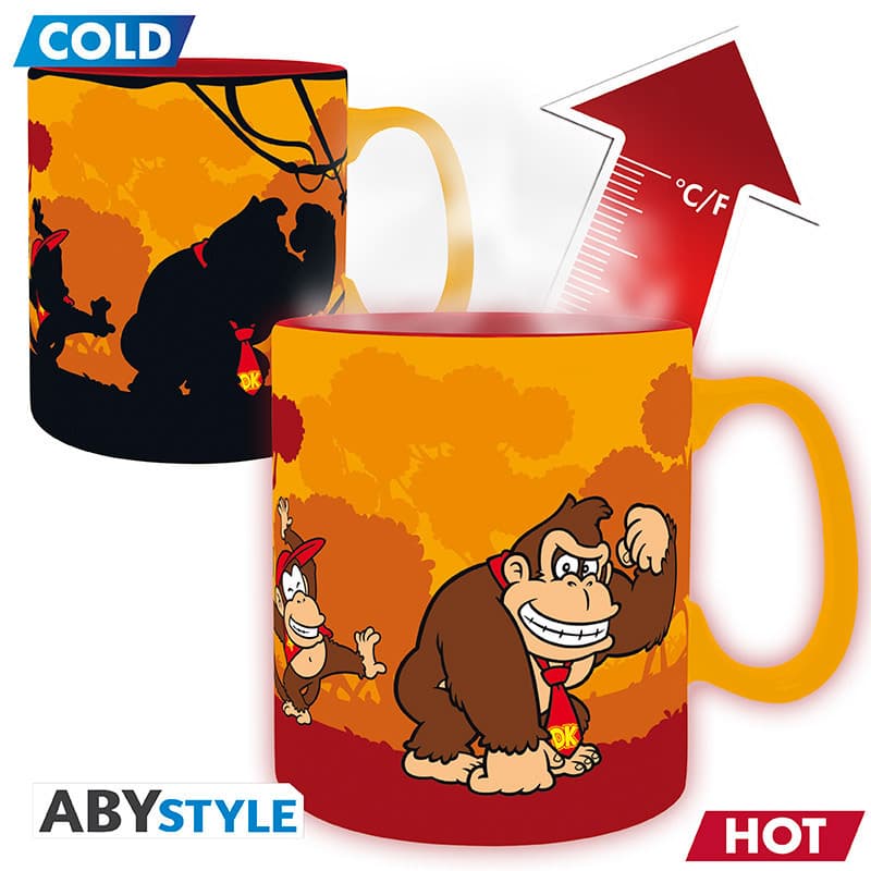 DONKEY KONG - Mug Heat Change - 460 ml - Donkey Kong - cardboard