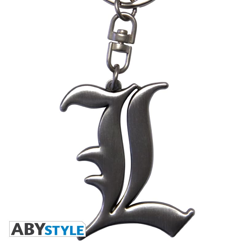 DEATH NOTE - Keychain 3D L Symbol