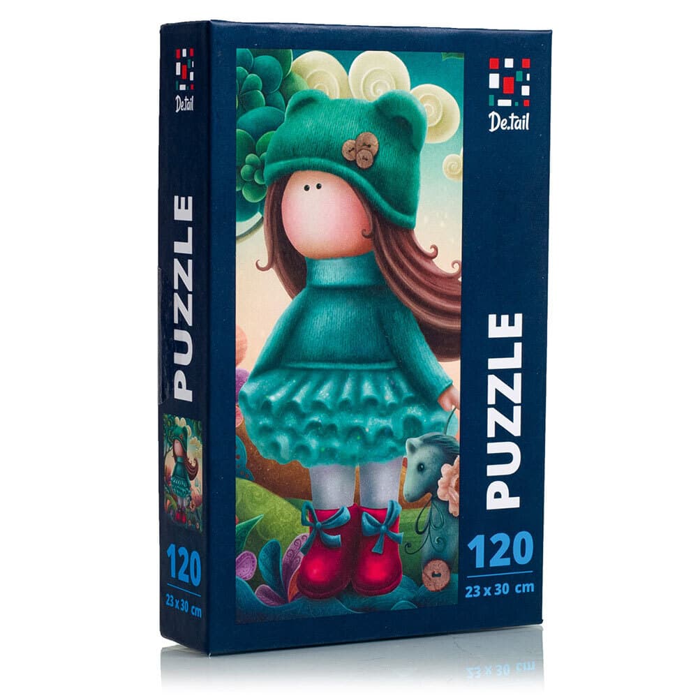 Puzzle Kleine Puppe mit Pferd DT100-03