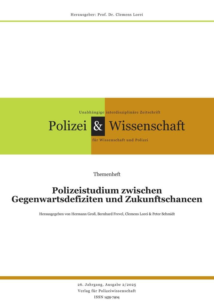 Zeitschrift Polizei & Wissenschaft