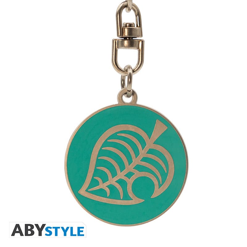 ANIMAL CROSSING - Keychain "Leaf Logo"