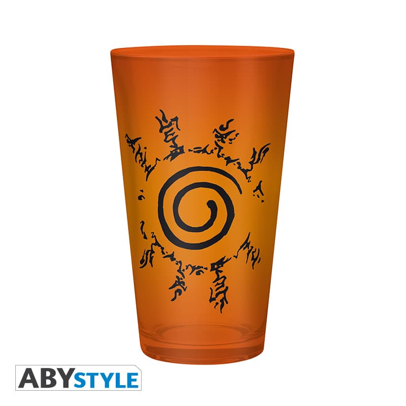NARUTO SHIPPUDEN - Large Glass - - Konoha & Seal - box