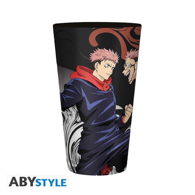 JUJUTSU KAISEN - Large Glass - - Itadori vs Sukuna -