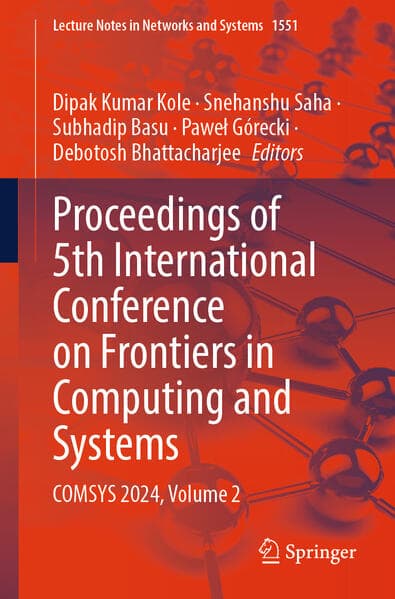 Proceedings of 5th International Conference on Frontiers in Computing and Systems