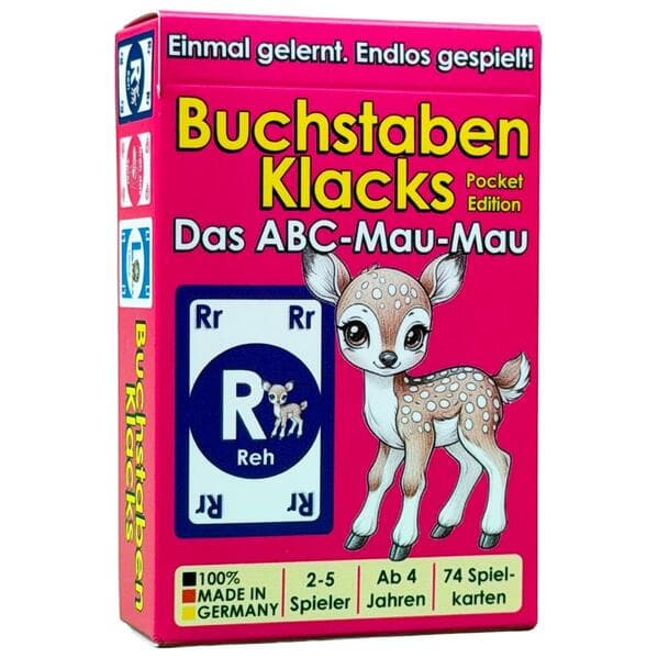 Buchstaben Klacks Pocket (Reh)