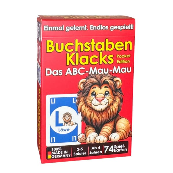 Buchstaben Klacks Pocket (Löwe)