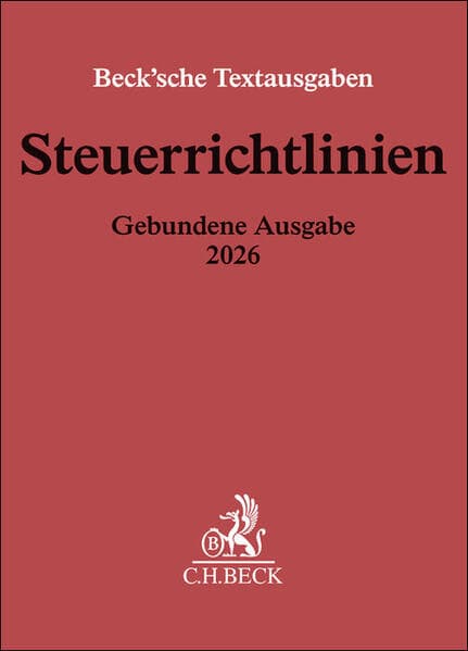Steuerrichtlinien Gebundene Ausgabe 2026