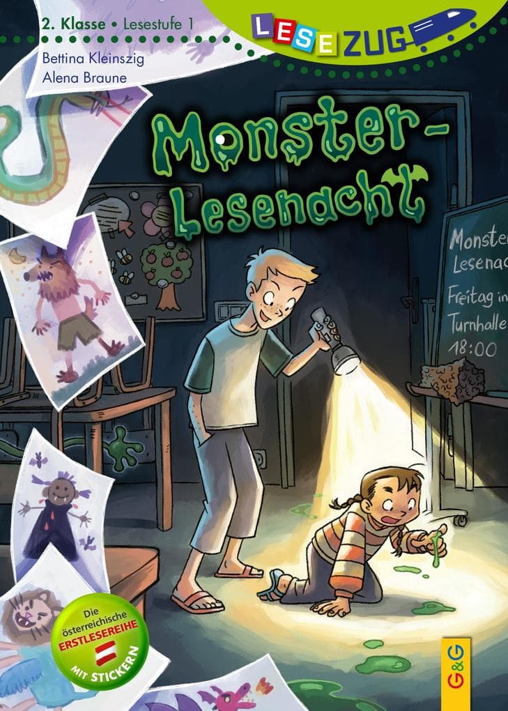 LESEZUG/2. Klasse - Lesestufe 1: Monster-Lesenacht
